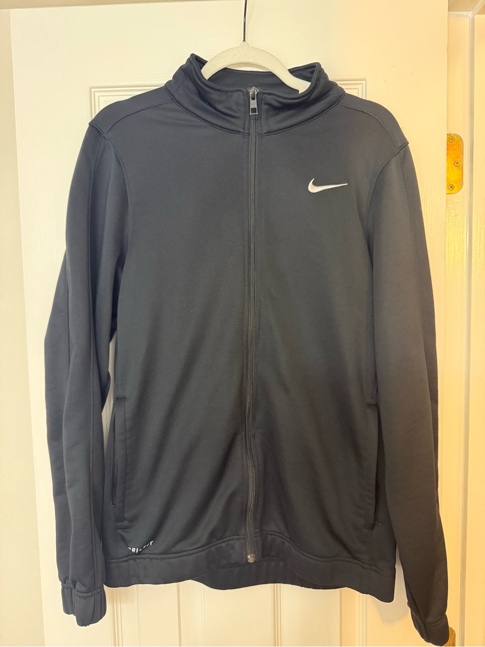 Nike Dri-FIT Men's Small Black Full Zip Track
Jacket Athletic Running Gym